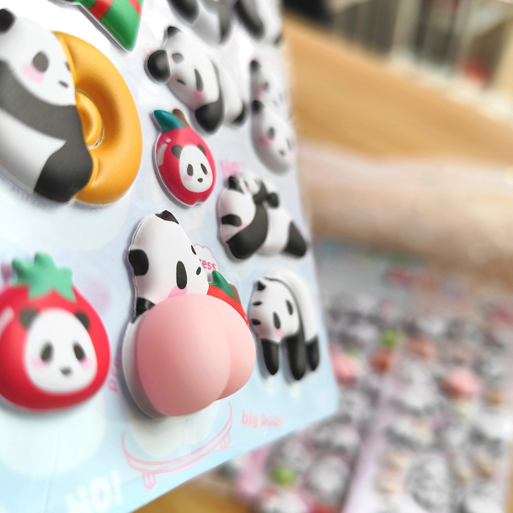 4-Piece Cute Panda Stress Reli – обзор и цена Craft Embellishment World