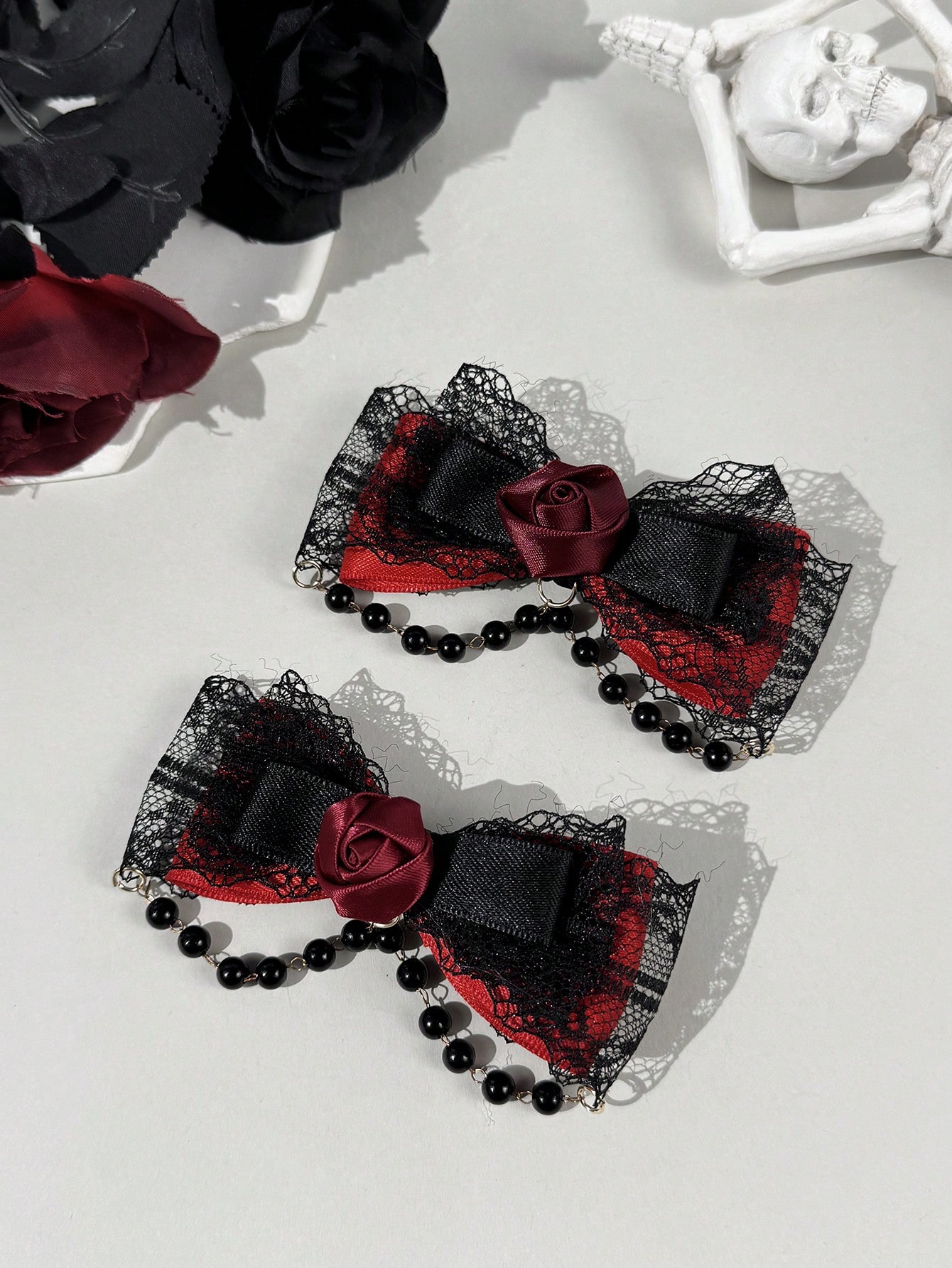 2-piece Gothic style lace ribb – обзор и цена Lace Ribbon Trim