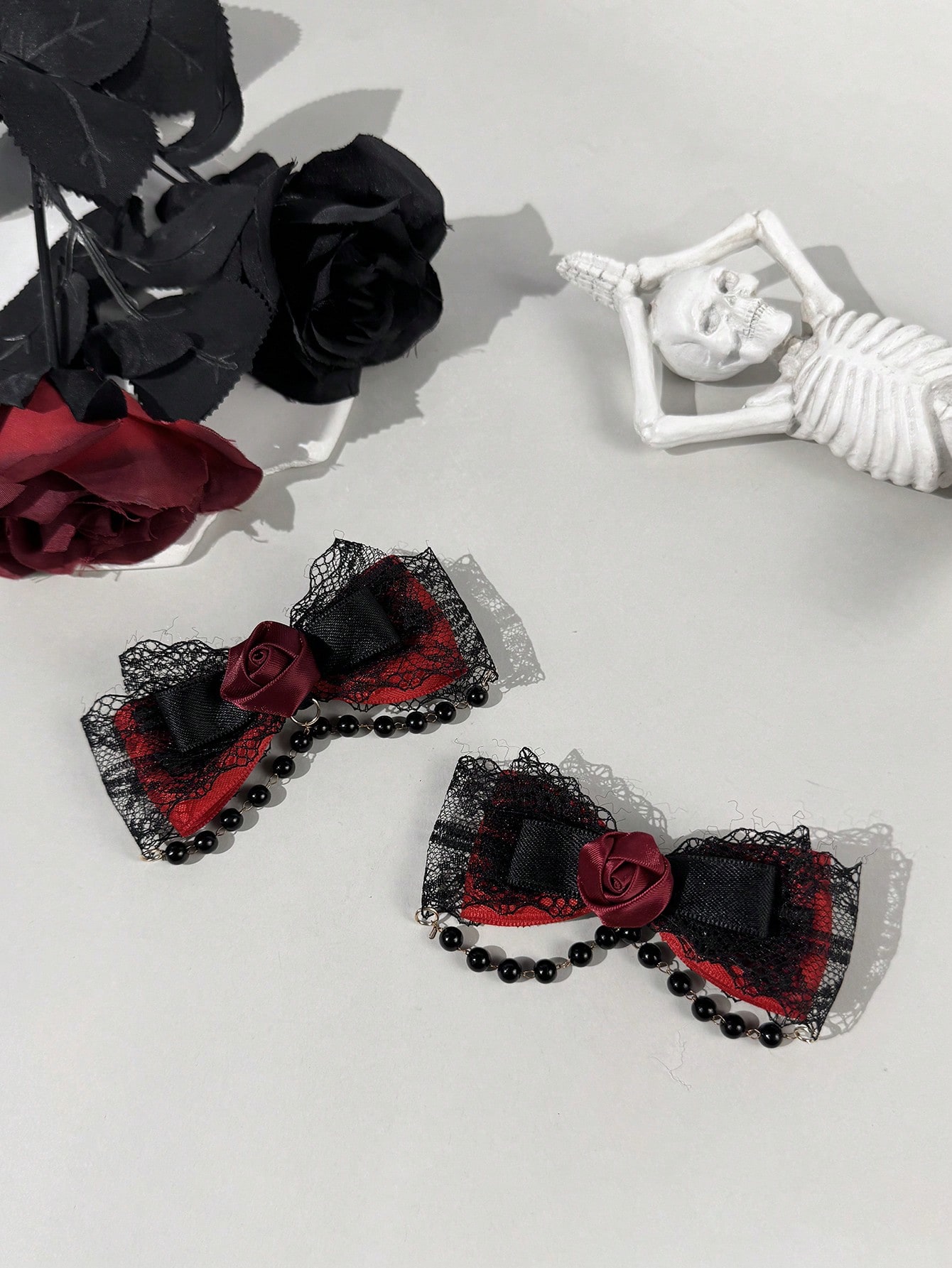 2-piece Gothic style lace ribb – обзор и цена Lace Ribbon Trim