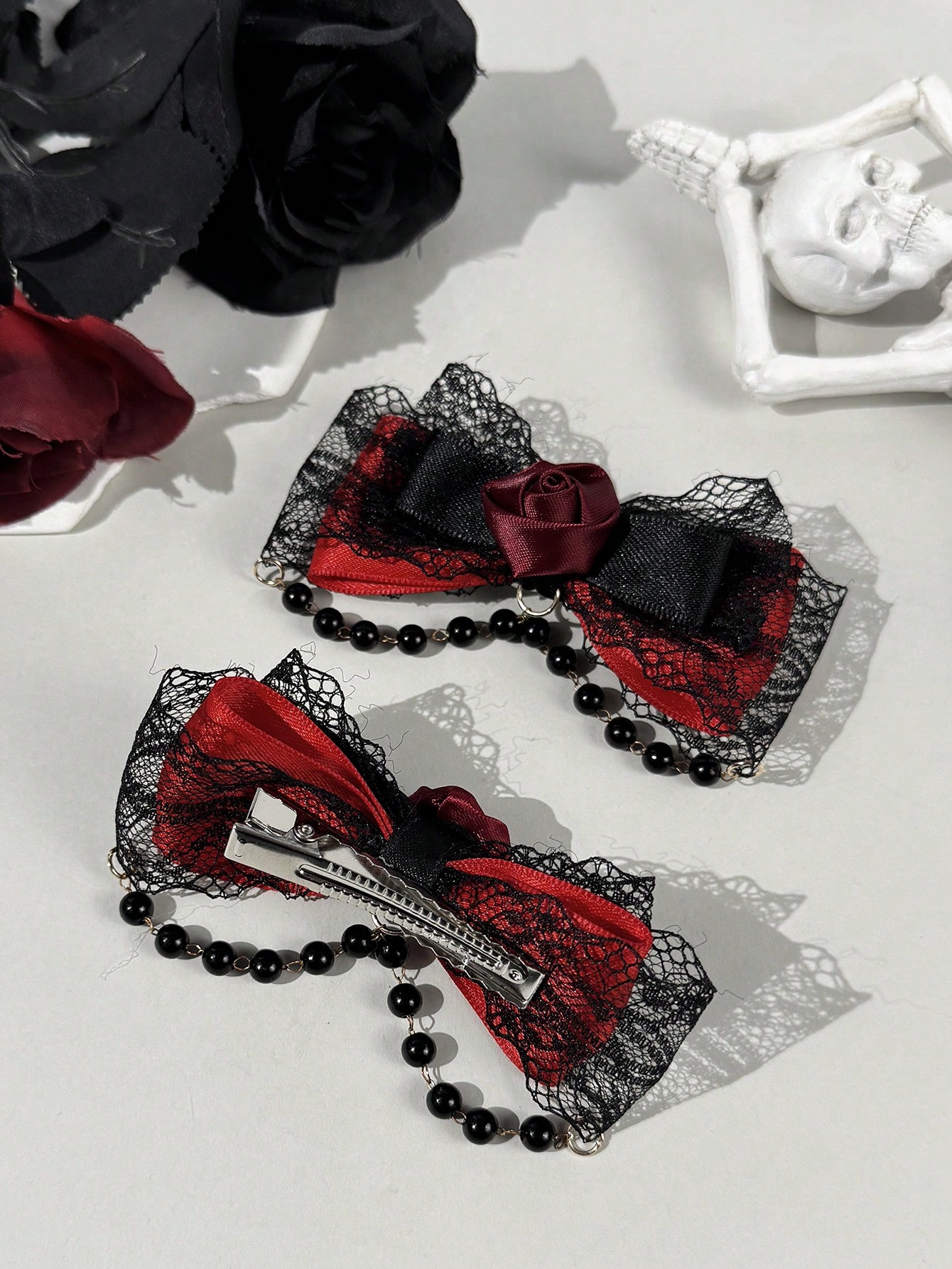 2-piece Gothic style lace ribb – обзор и цена Lace Ribbon Trim