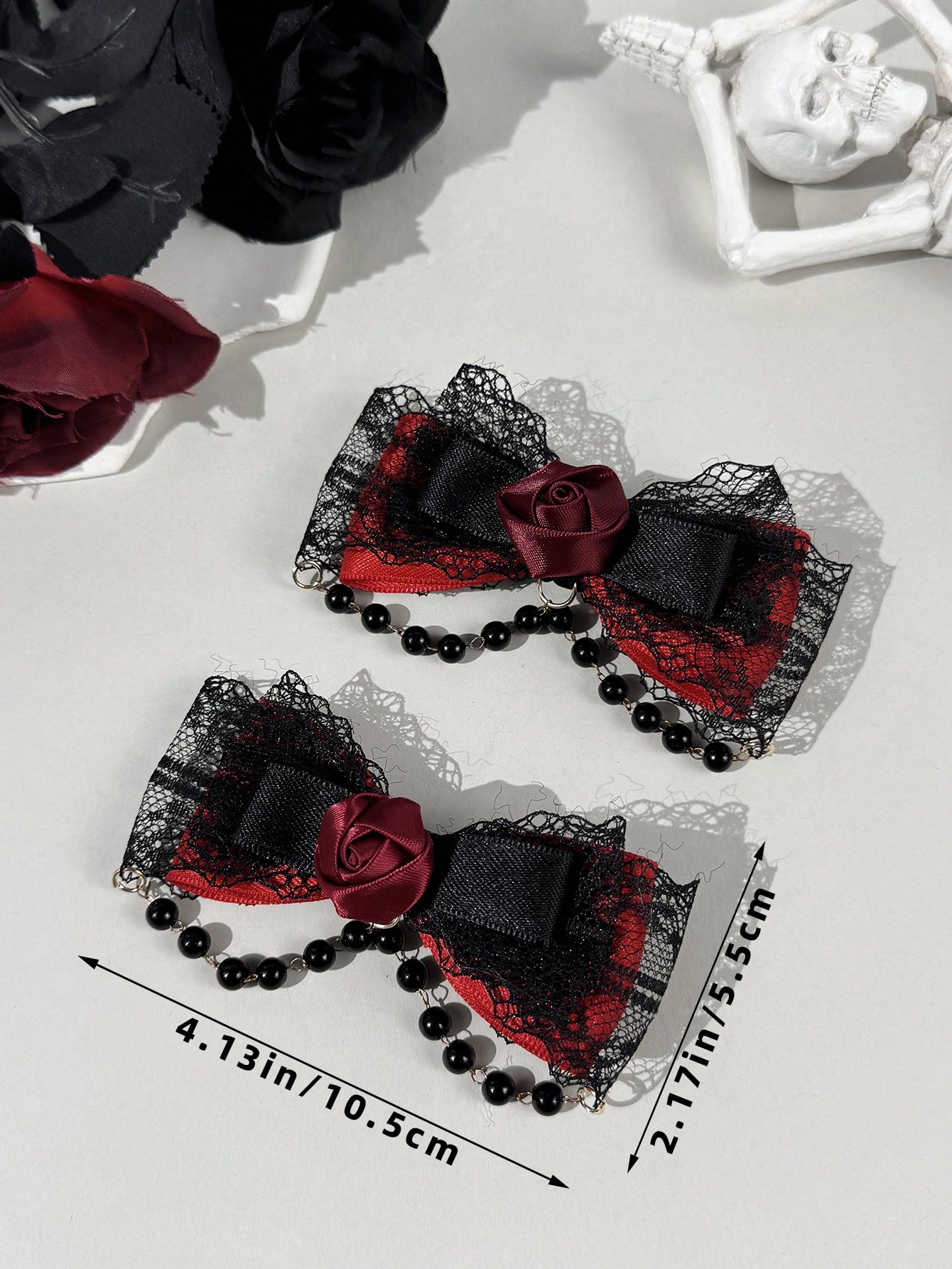 2-piece Gothic style lace ribb – обзор и цена Lace Ribbon Trim
