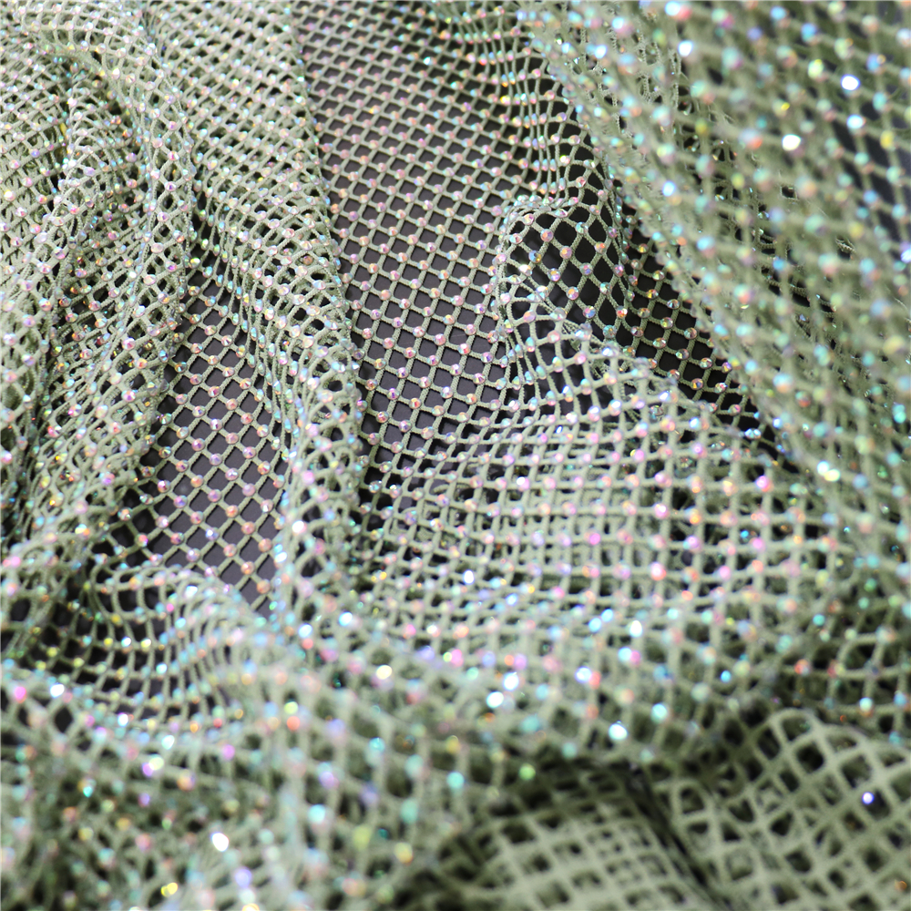 Fashion DIY AB Color Rhineston – обзор и цена Crystal Mesh Fabric