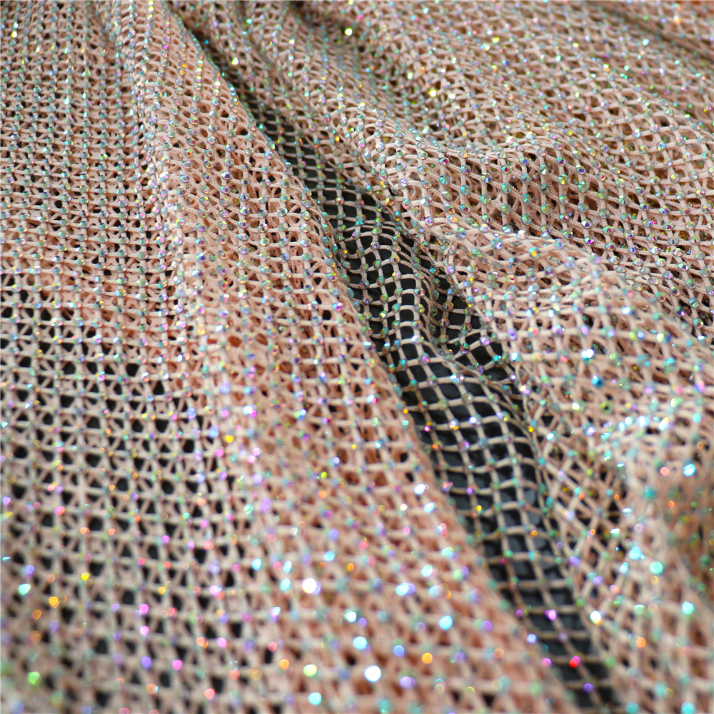 Fashion DIY AB Color Rhineston – обзор и цена Crystal Mesh Fabric