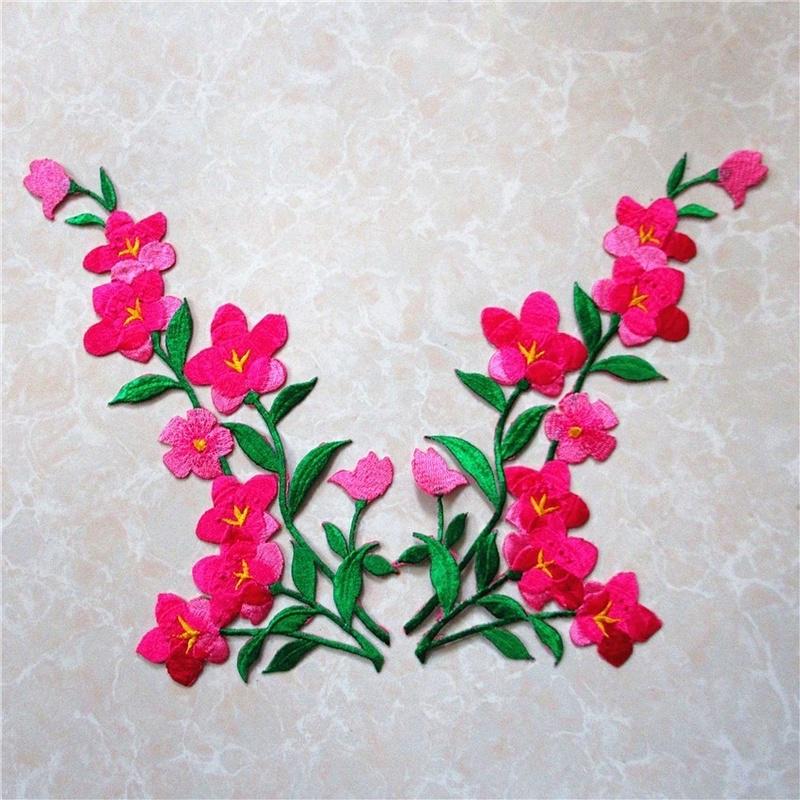 1/2pcs Nice Blue Flower Patch  – обзор и цена Applique Patch Flower