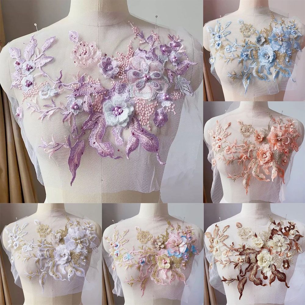Fashion Elegant Colorful Sequi – обзор и цена Applique Patch Flower