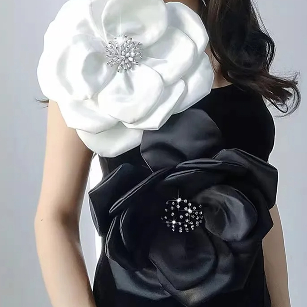 NEW 29cm 3D Big Flower Lace Pa – обзор и цена Applique Patch Flower