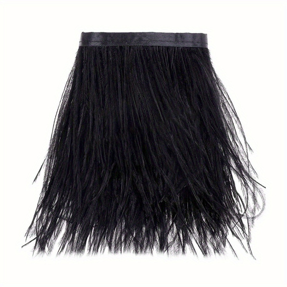 1M 8-10cm Black Ostrich Feathe – обзор и цена Feather Trim Marabou