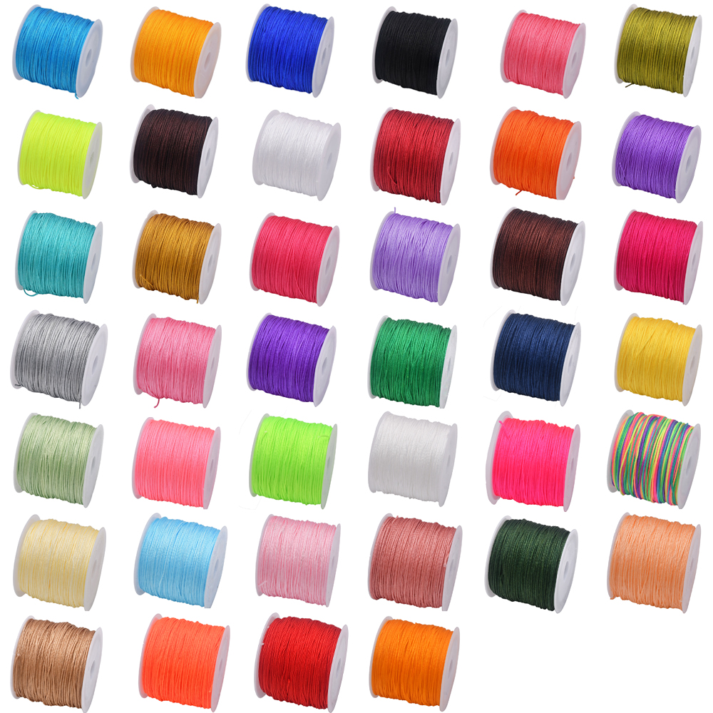 50Yds 0.8mm Crafts Nylon Cord  – обзор и цена Beaded Trim Fringe
