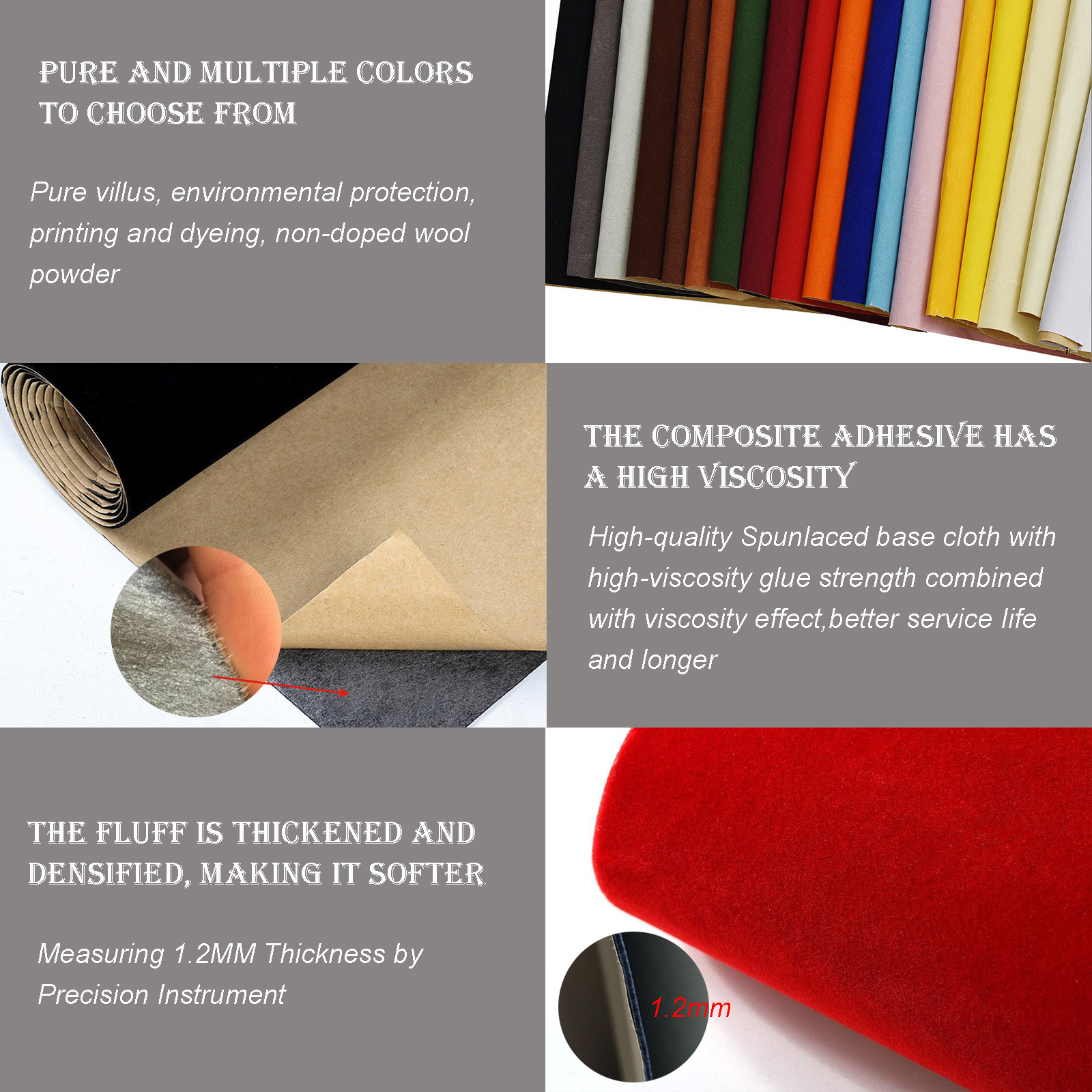 1 roll 45 x 148cm Self-adhesiv – обзор и цена Velvet Ribbon Roll