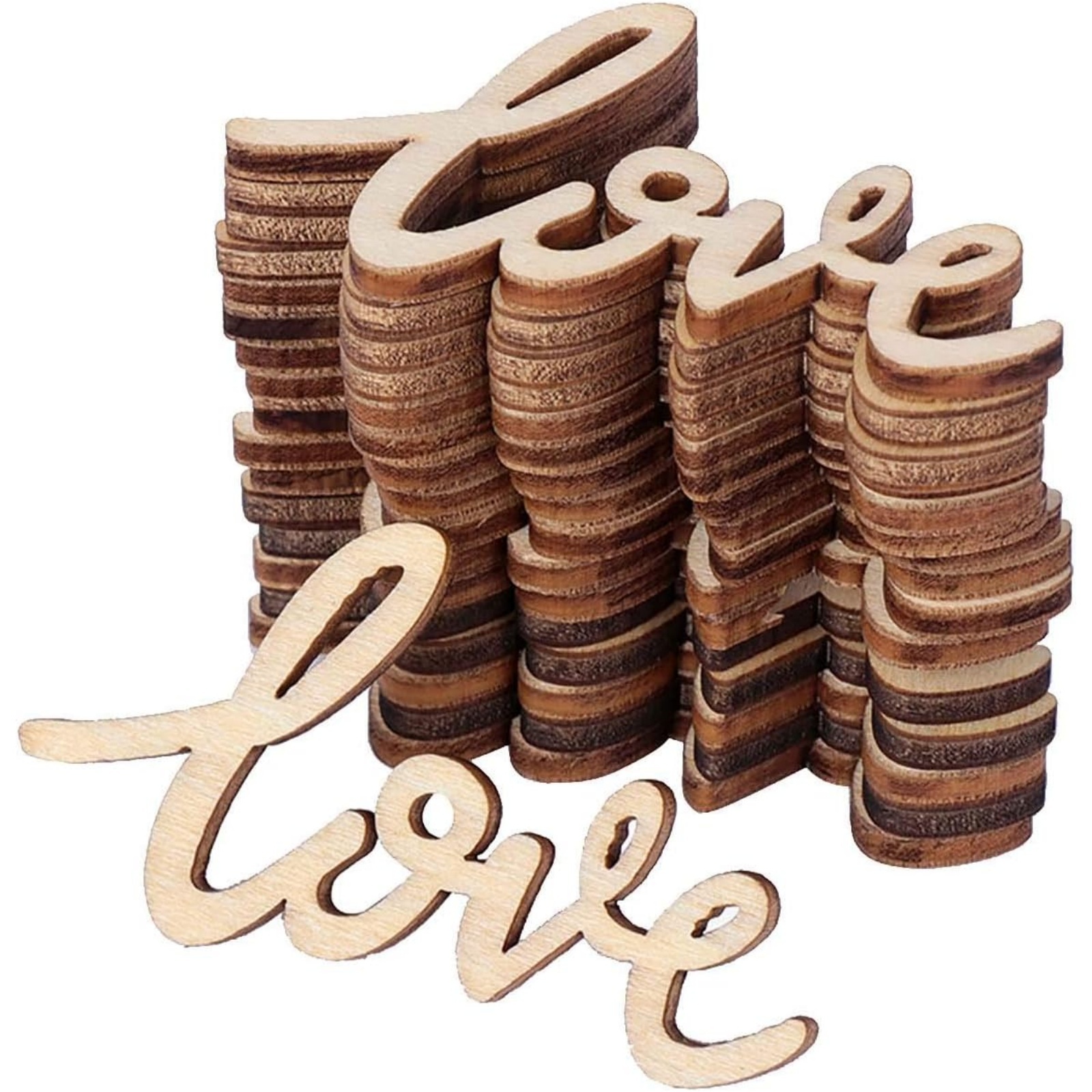 18/36 Pcs Little Love Wood Cra – обзор и цена Christmas Craft Embellishment