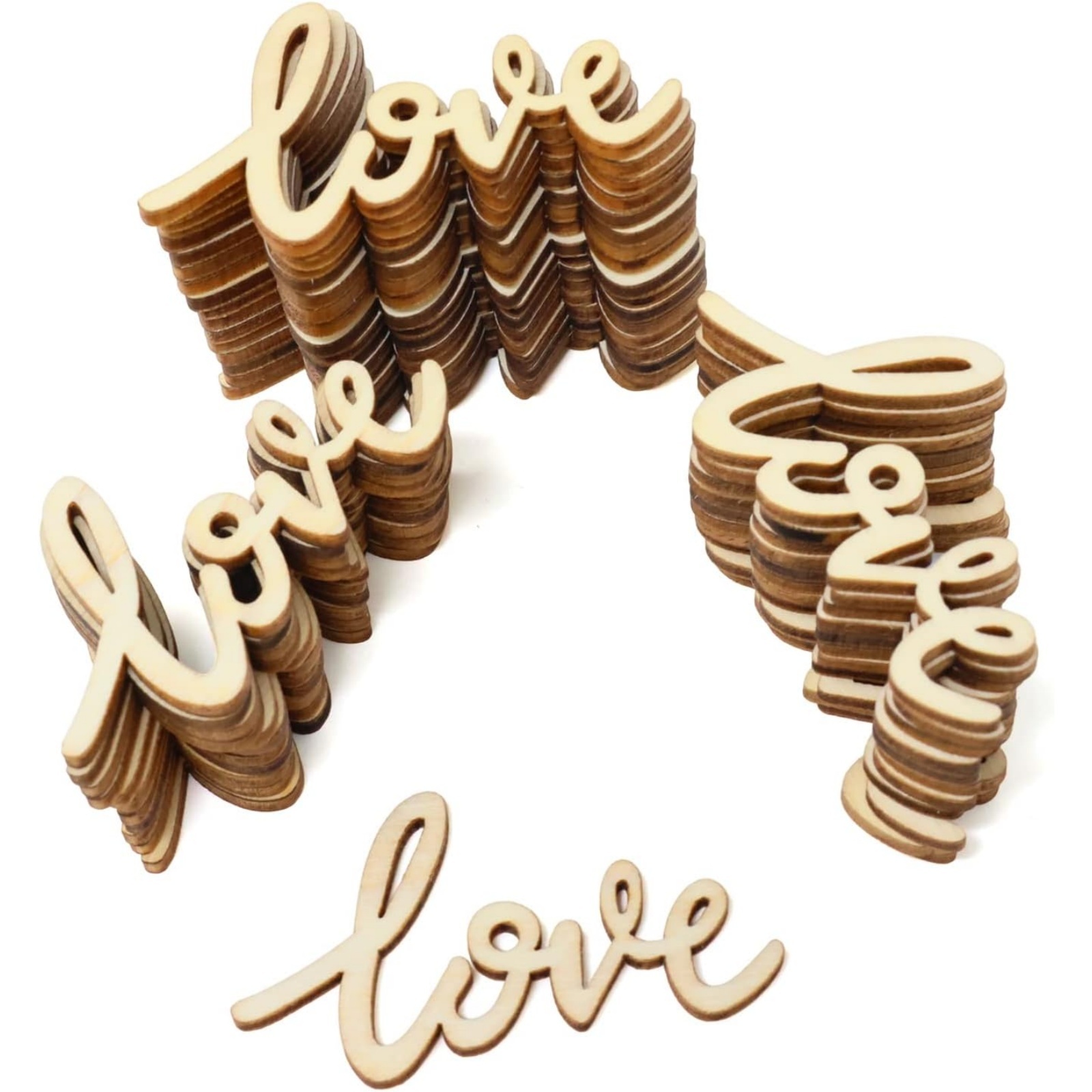 18/36 Pcs Little Love Wood Cra – обзор и цена Christmas Craft Embellishment