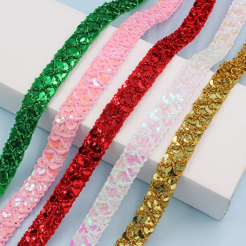 10m Gold and Silver Sequined L – обзор и цена Lace Ribbon Trim