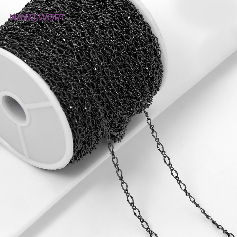 Black Color Oval Thin Chains F – обзор и цена Embroidery Craft