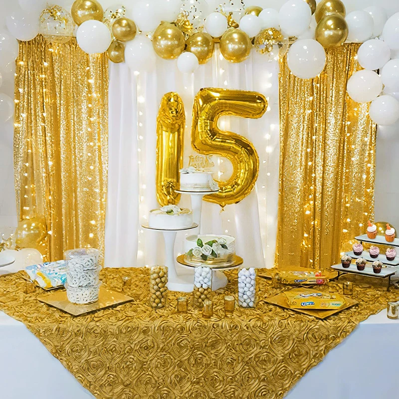 1PC Pink Sequin Backdrop Curta – обзор и цена Sequin Fabric Panel