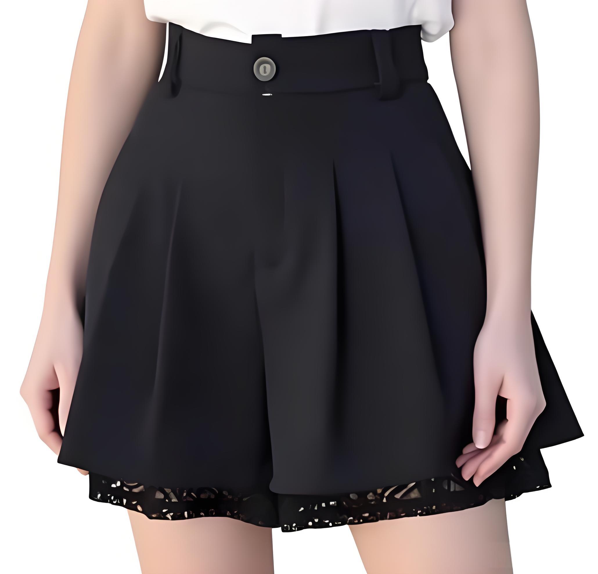 Women Casual High Waist Tailor – обзор и цена Elastic Lace Trim