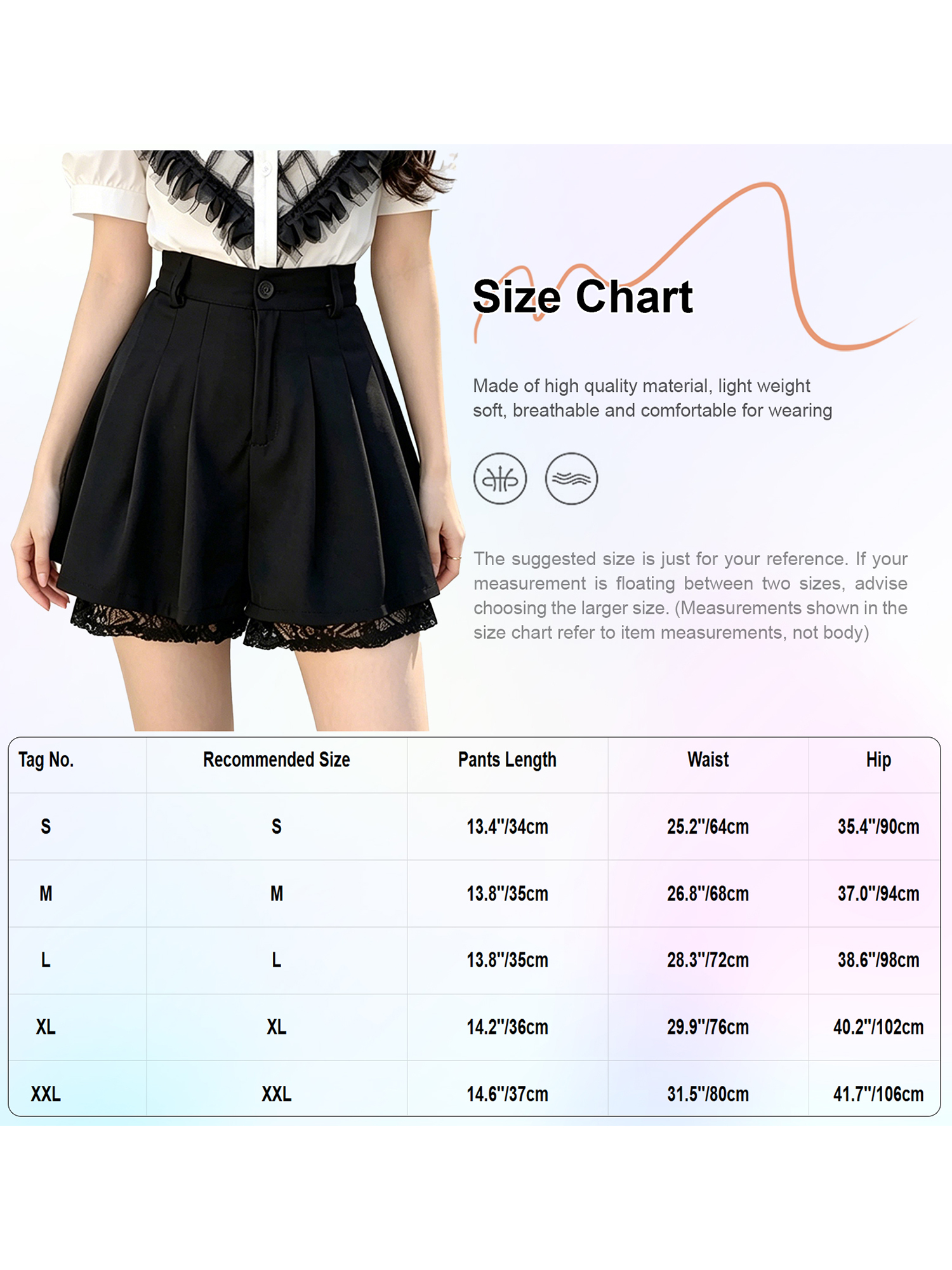 Women Casual High Waist Tailor – обзор и цена Elastic Lace Trim