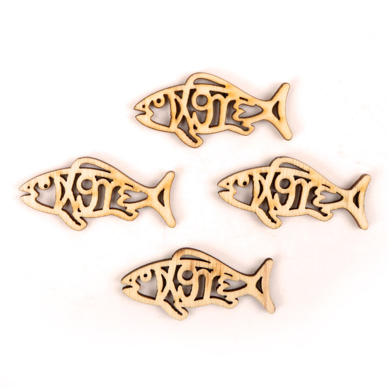 Wooden Cute Fish Shape Arts Pa – обзор и цена Embellishments For Scrapbooking