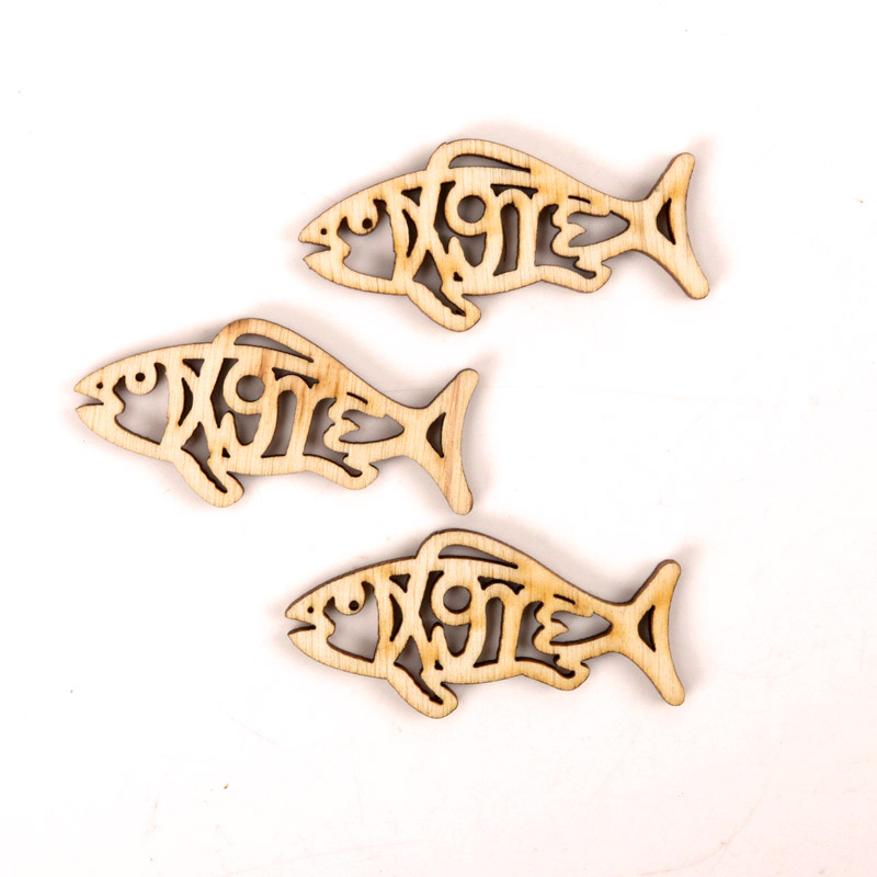 Wooden Cute Fish Shape Arts Pa – обзор и цена Embellishments For Scrapbooking