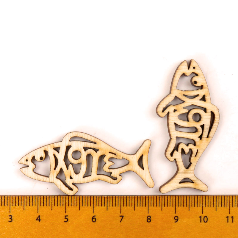 Wooden Cute Fish Shape Arts Pa – обзор и цена Embellishments For Scrapbooking