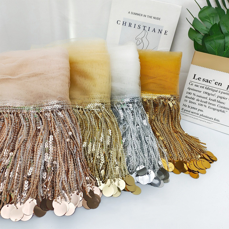 10 Yards Sequins Tassel Lace T – обзор и цена Lace Ribbon Trim