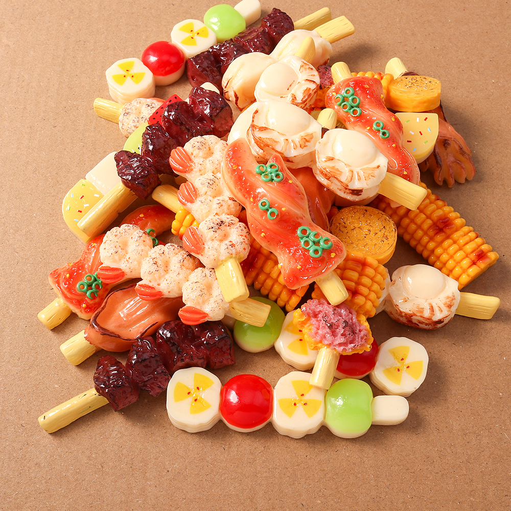 4pcs Simulation Foood Barbecue – обзор и цена Embellishments For Scrapbooking