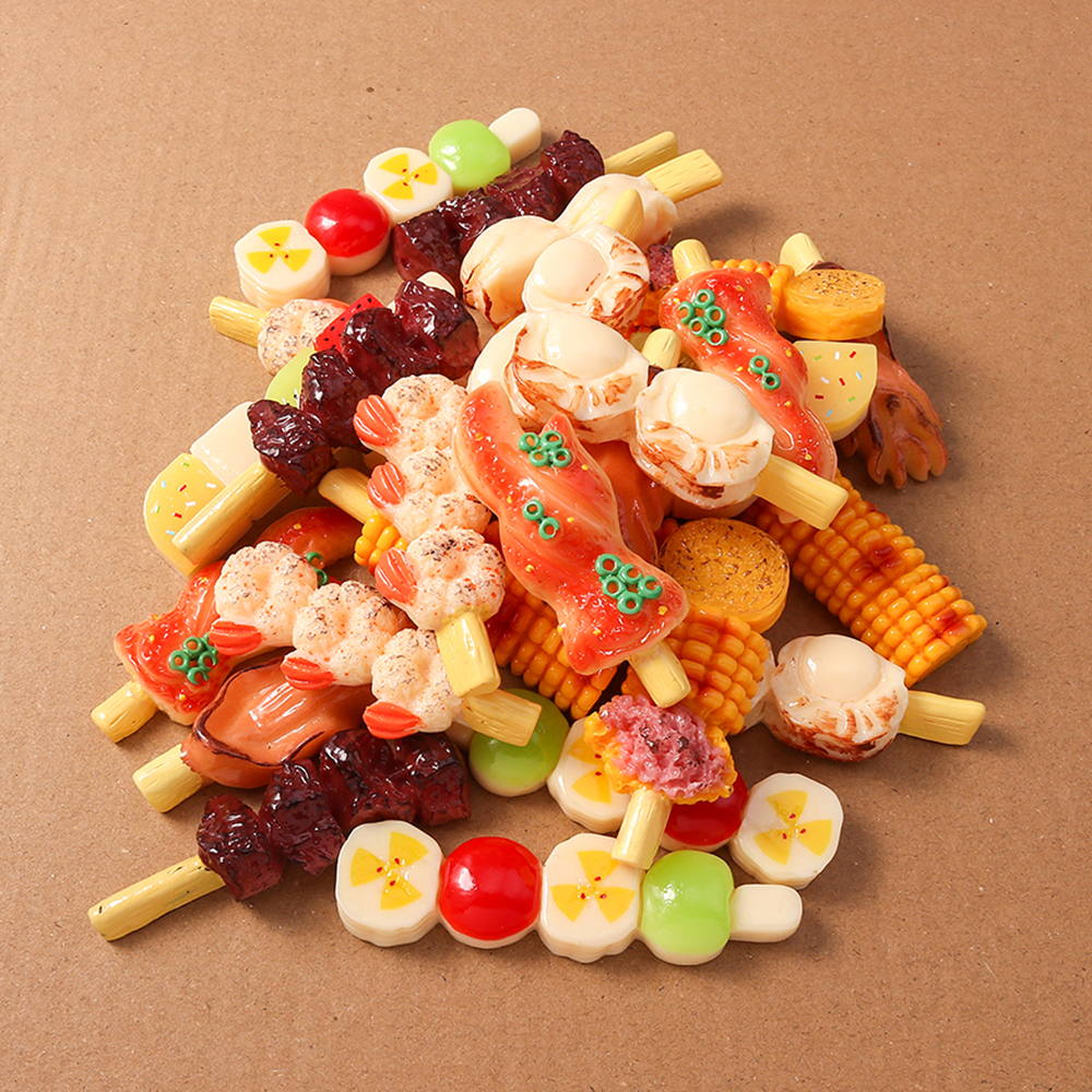 4pcs Simulation Foood Barbecue – обзор и цена Embellishments For Scrapbooking