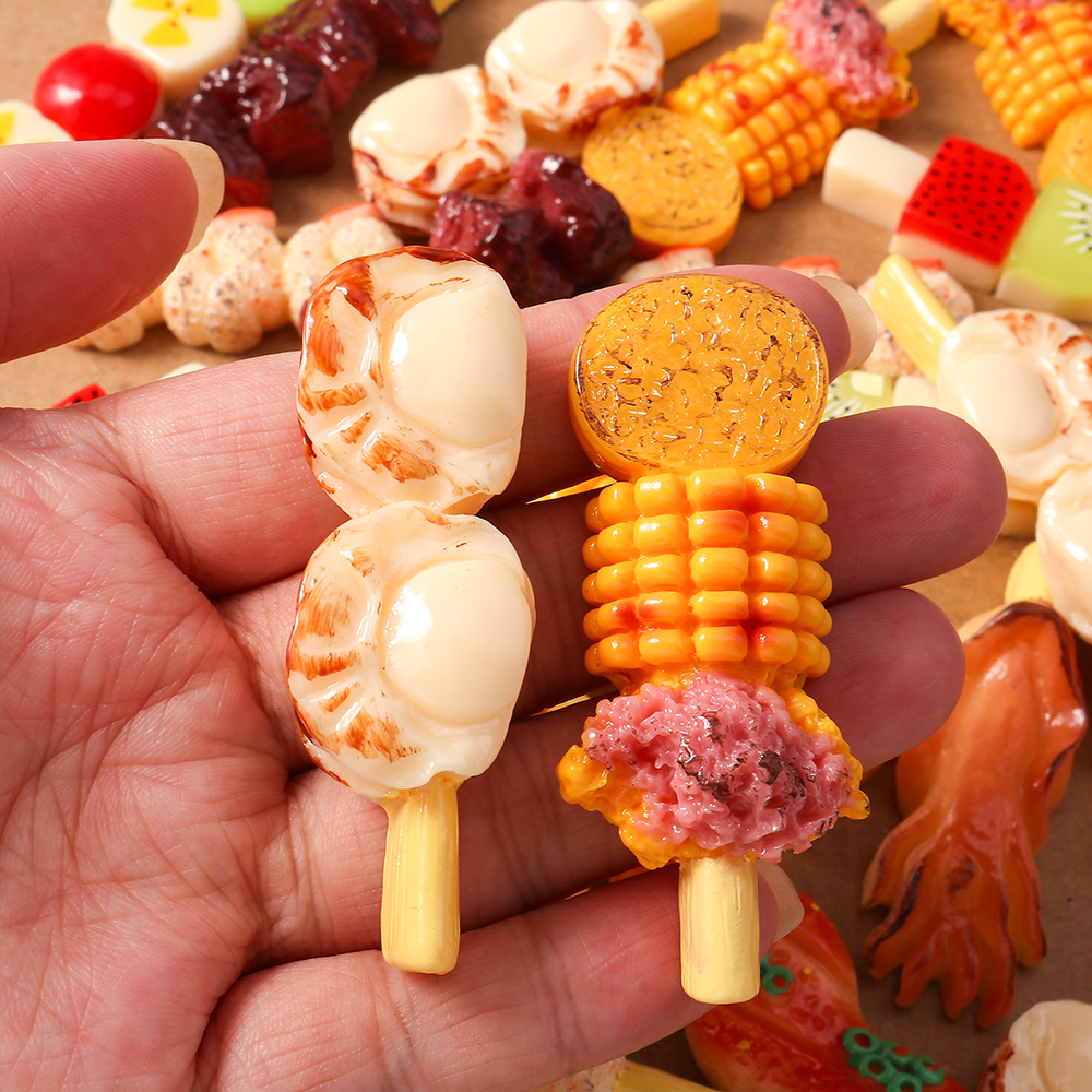 4pcs Simulation Foood Barbecue – обзор и цена Embellishments For Scrapbooking