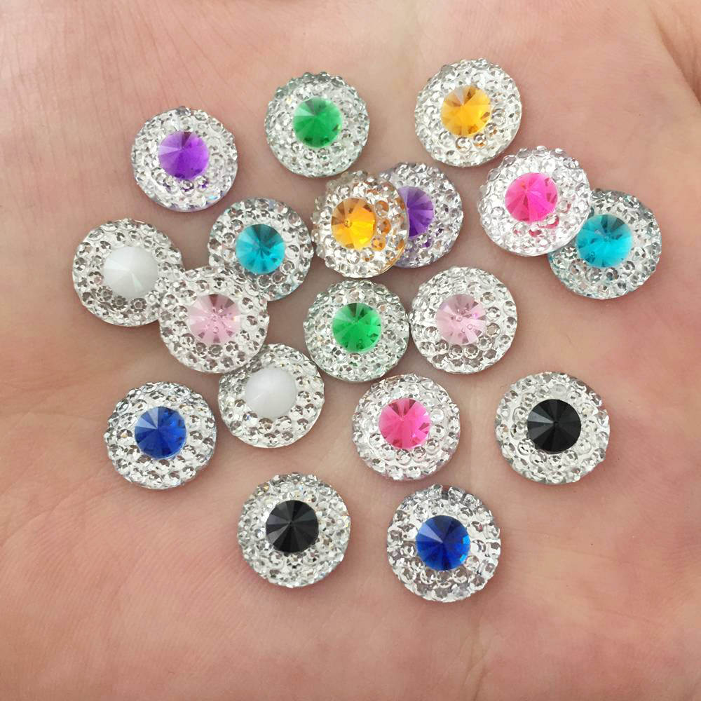 Resin 10/12/16mm Double Color  – обзор и цена Embellishment Glue Craft
