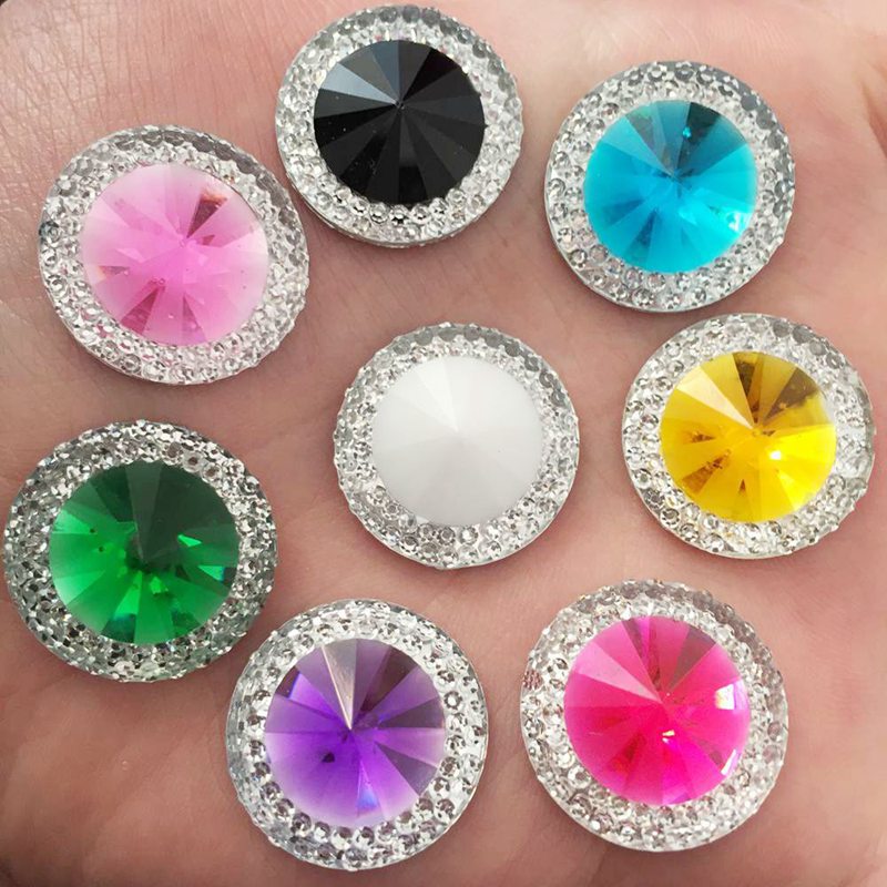 Resin 10/12/16mm Double Color  – обзор и цена Embellishment Glue Craft