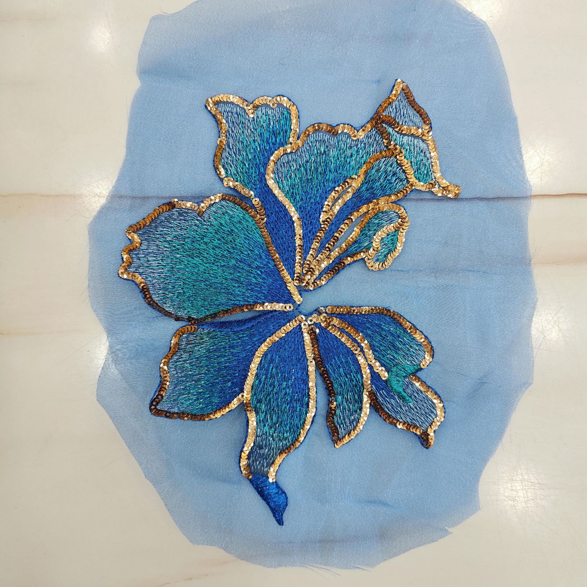 Organza Embroidery Applique Pa – обзор и цена Craft Embellishment