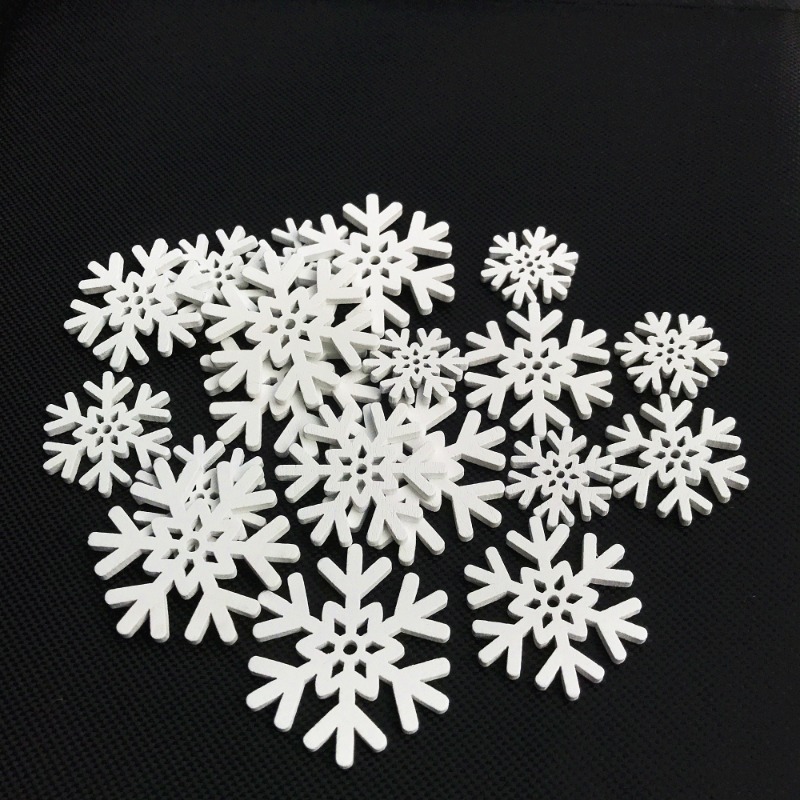 50pcs 20mm 25mm 30mm 35mm Mix  – обзор и цена Christmas Craft Embellishment