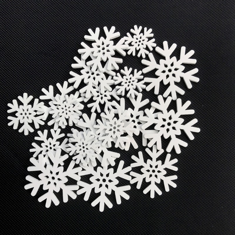 50pcs 20mm 25mm 30mm 35mm Mix  – обзор и цена Christmas Craft Embellishment
