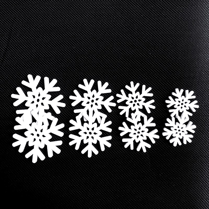 50pcs 20mm 25mm 30mm 35mm Mix  – обзор и цена Christmas Craft Embellishment