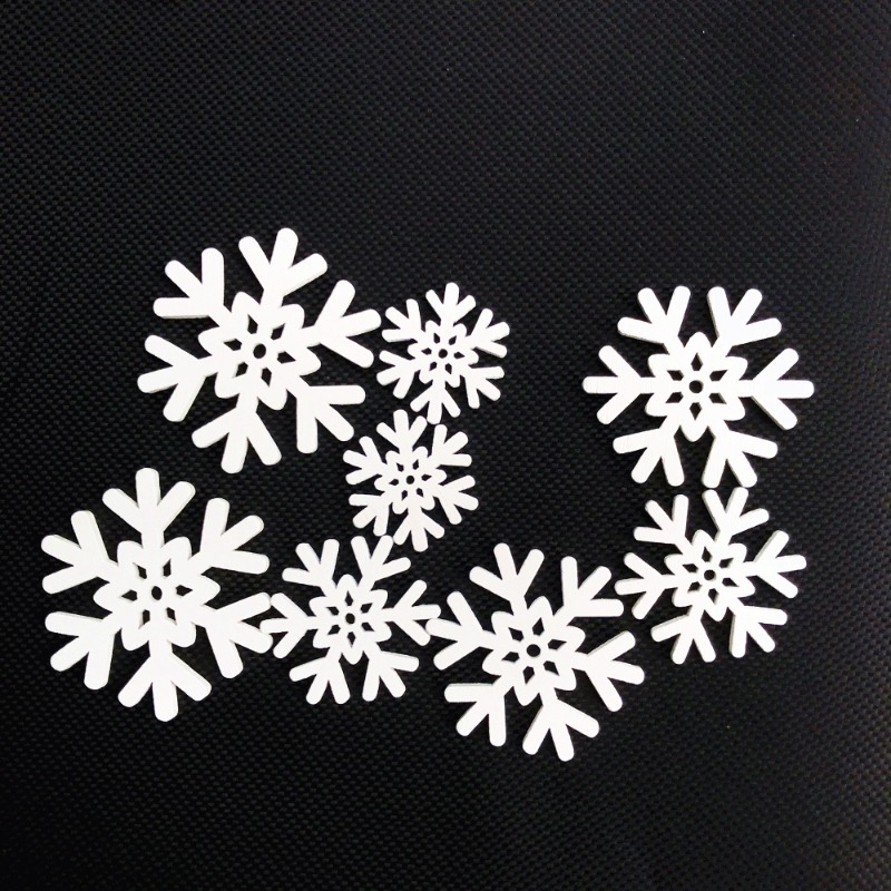 50pcs 20mm 25mm 30mm 35mm Mix  – обзор и цена Christmas Craft Embellishment