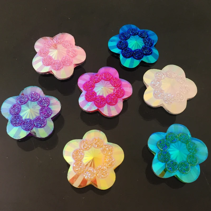 20pcs 20mm ab mixed color flow – обзор и цена Embellishment Glue Craft