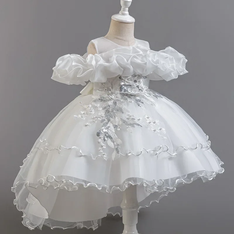 Fashion Flower Girl Dresses fo – обзор и цена Lace Ribbon Trim