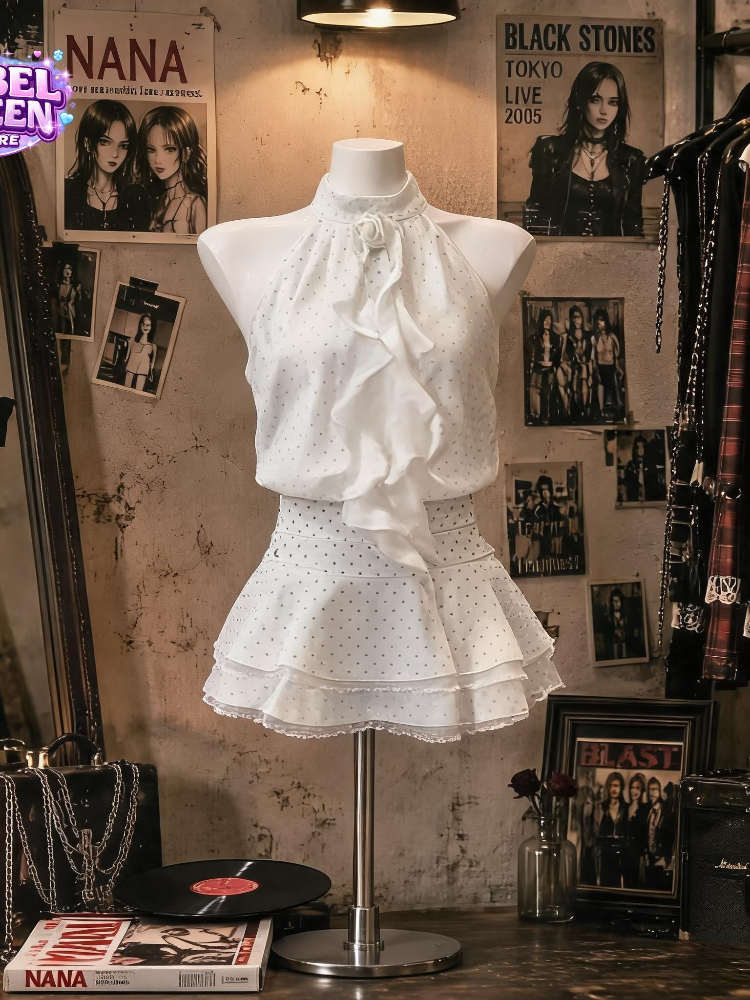 French Sweet Polka Dot 2 Piece – обзор и цена Elastic Lace Trim