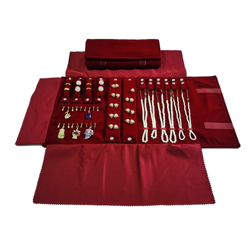 Burgundy Velvet Jewelry Roll-U – обзор и цена Velvet Ribbon Roll