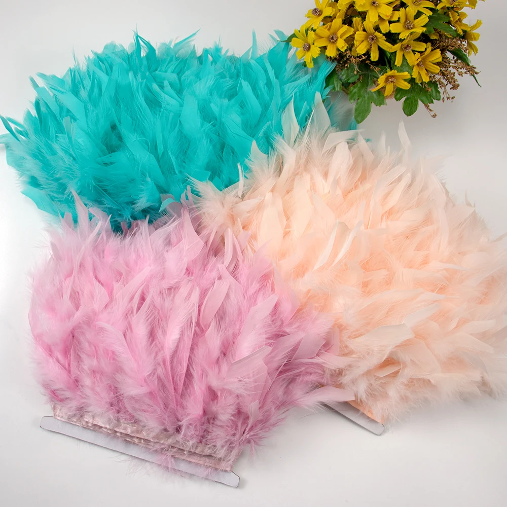 1M Natural Turkey Feathers Tri – обзор и цена Feather Trim Marabou