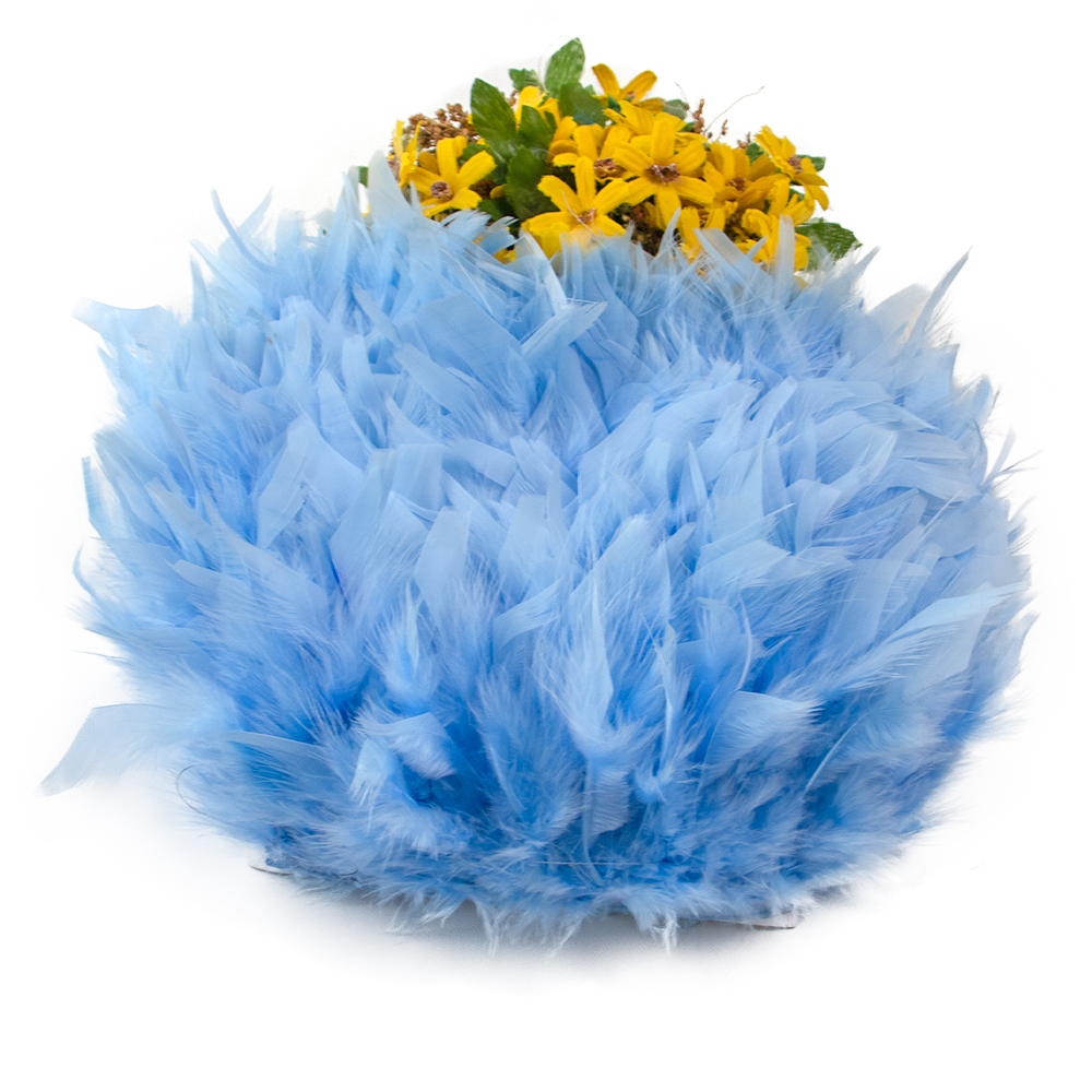 1M Natural Turkey Feathers Tri – обзор и цена Feather Trim Marabou