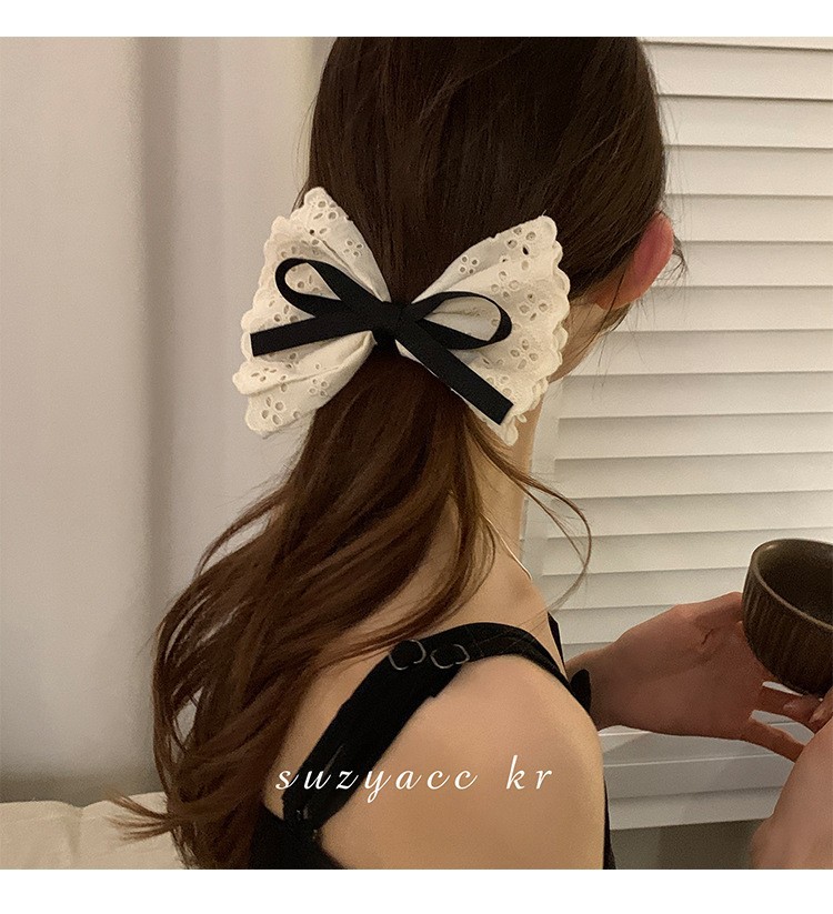 French retro double layered bo – обзор и цена Lace Ribbon Trim