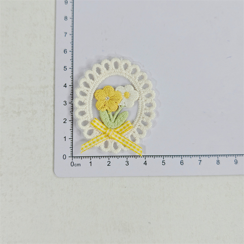 10PCS New Spring Summer Fresh  – обзор и цена Applique Patch Flower