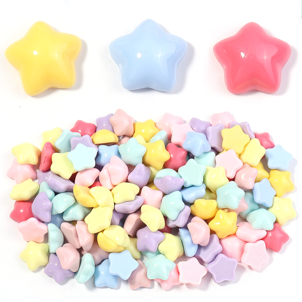 50pcs/lot 16mm Colorful Star R – обзор и цена Craft Embellishment