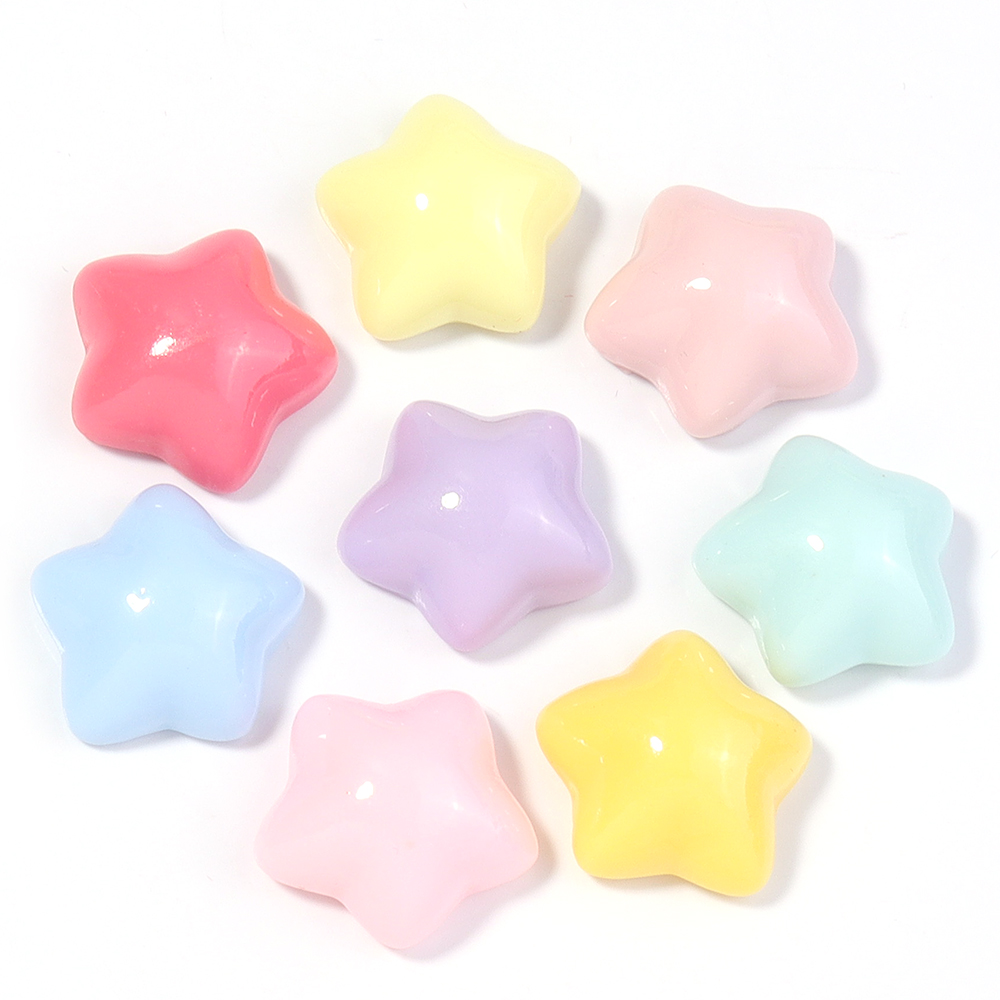 50pcs/lot 16mm Colorful Star R – обзор и цена Craft Embellishment