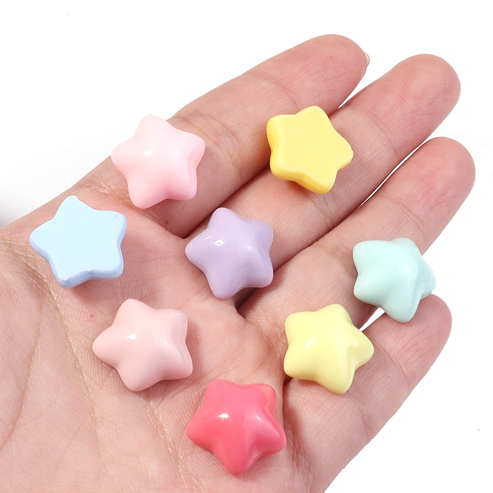 50pcs/lot 16mm Colorful Star R – обзор и цена Craft Embellishment