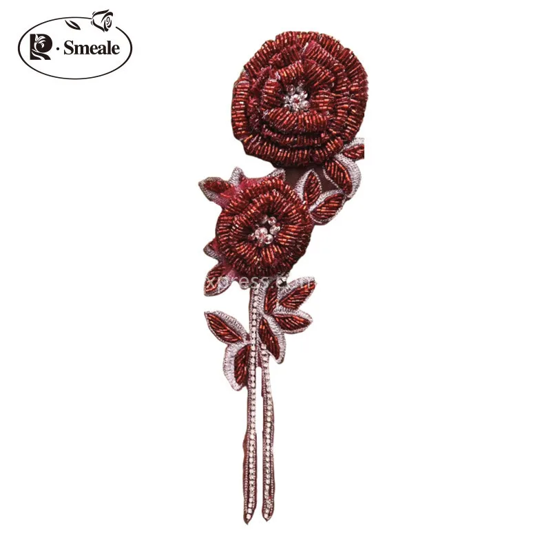 NEW Multicolor Handmade Beaded – обзор и цена Applique Patch Flower