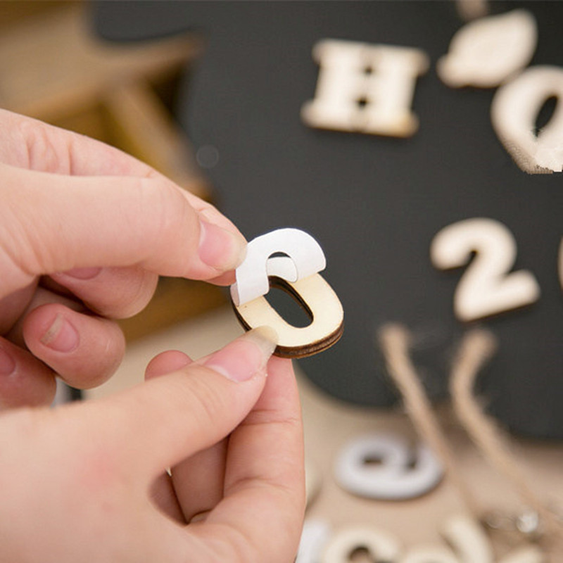 Self-sticking Wooden 0-9 Numbe – обзор и цена Embellishments For Scrapbooking