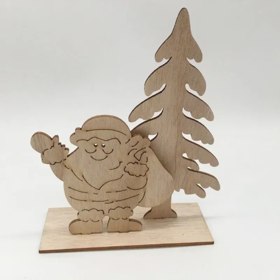 Wooden Ornaments Craft Predril – обзор и цена Christmas Craft Embellishment