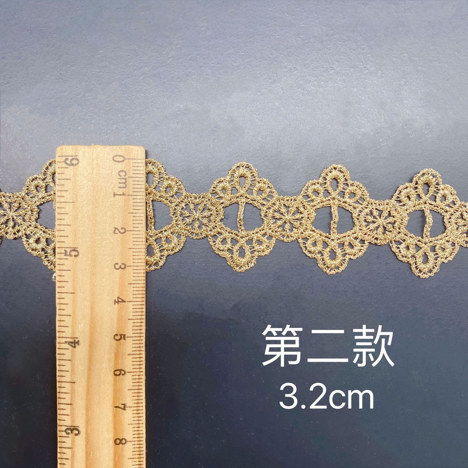 2yards Golden Embroidered Love – обзор и цена Lace Ribbon Trim