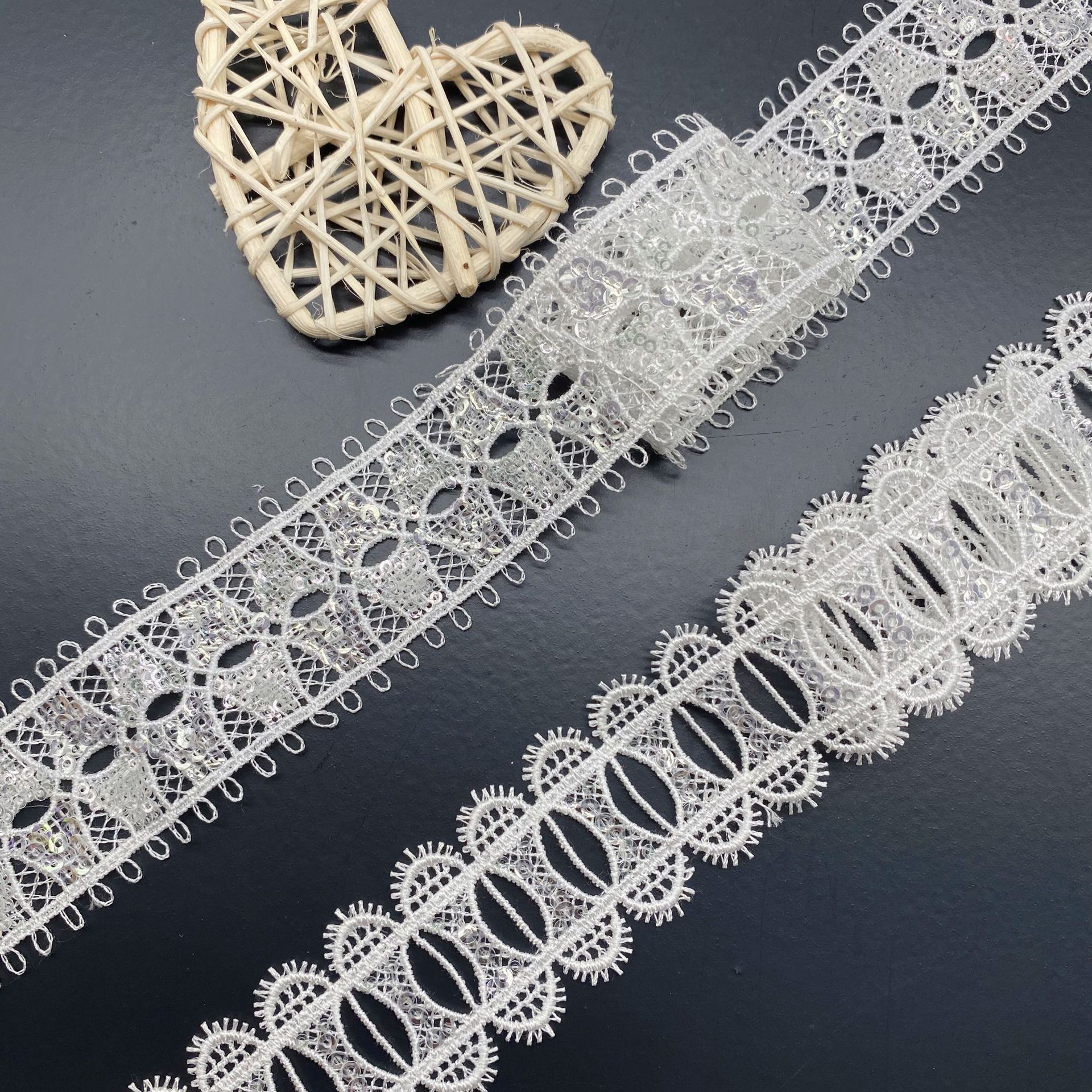 Hollow Wearable Sequins Ribbon – обзор и цена Lace Ribbon Trim